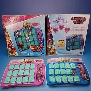 Disney Princess Guess Who? Guessing Game Hasbro Complete Rapunzel Ariel Belle